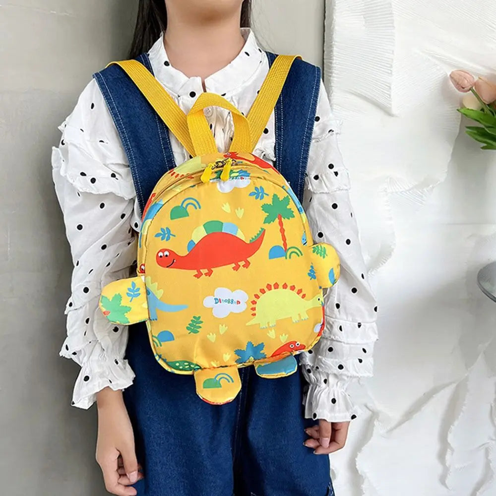 Kids Dinosaur Backpack - Kawaii Nylon Schoolbag for Boys and Girls - ZOOMNSTORE