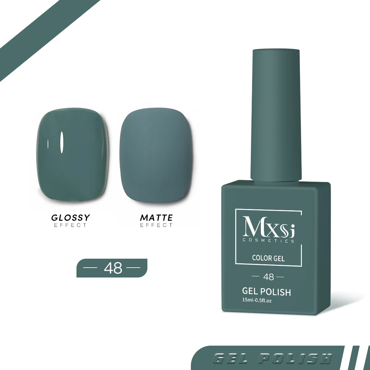 Gel Nail Polish Set - Neon Brown Royal Blue Red Green Pastel Nude Varnish