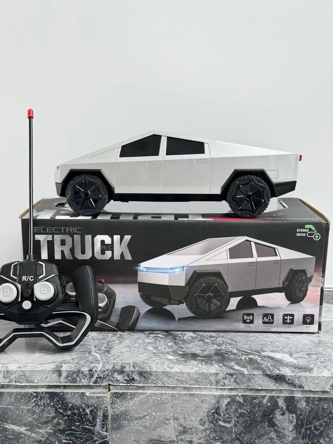 112 RC Cybertruck Offroad Pickup - Batmobile Simulation Model Toy for Kids - ZOOMNSTORE