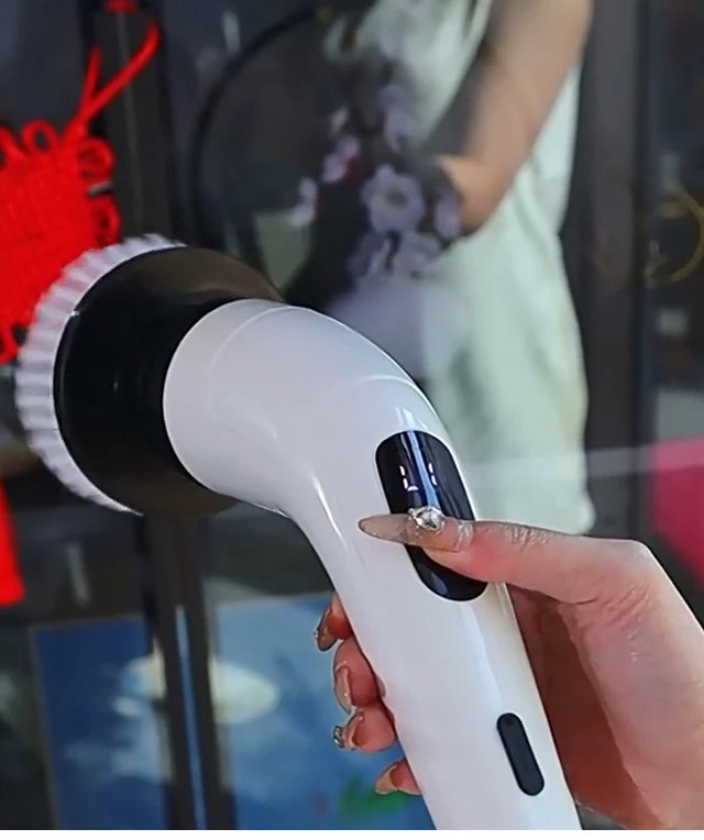 Multipurpose Electric Spin Scrubber - Cordless Cleaning Brush for Kitchen Bathroom