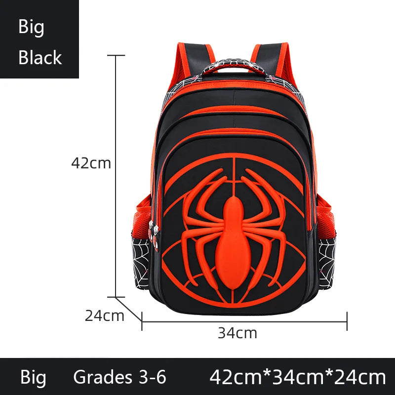 Spider Backpack Pencil Case Set - Waterproof School Bag for Boys - ZOOMNSTORE