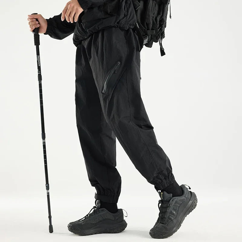 CHRLCK Men's Water-repellenHiking Pants Quick Drying Fashion Cargo Pants Breathable Trousers Fishing Camping Outdoor Sport Pants