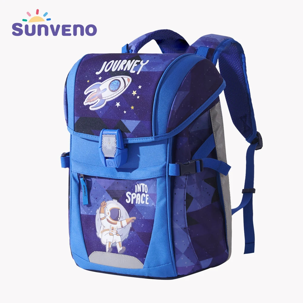 Childrens School Backpack - Sunveno Kids Bag for Boys Girls - ZOOMNSTORE