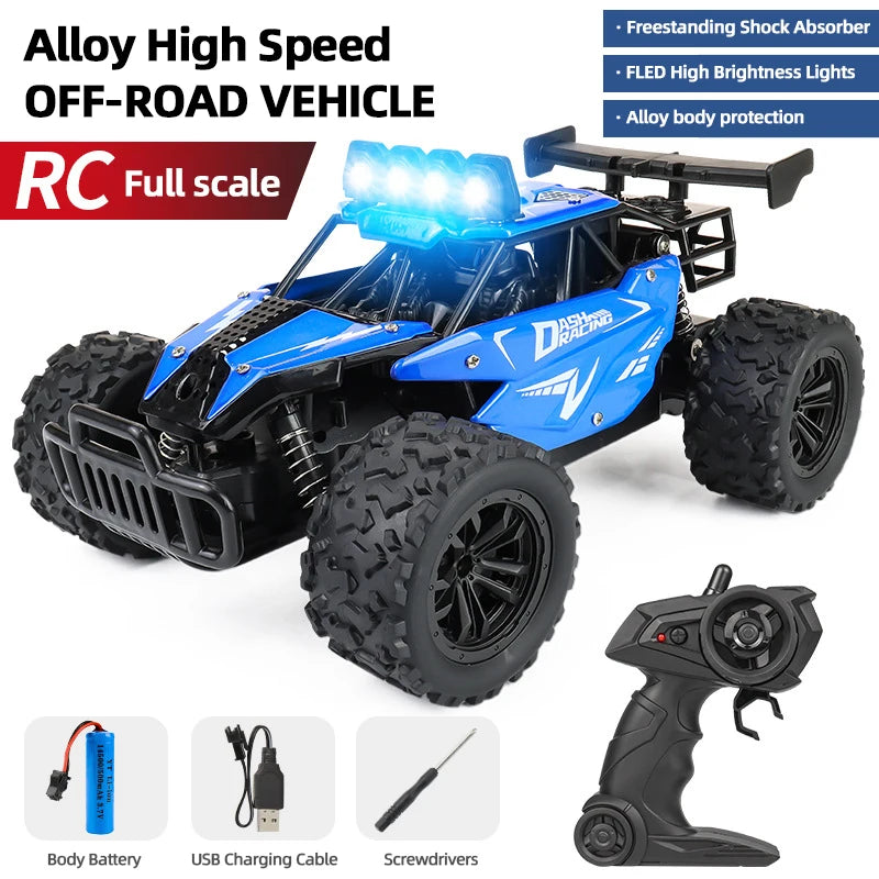 116 Alloy Remote Control Car - High-Speed Off-Road Big Foot Vehicle - ZOOMNSTORE