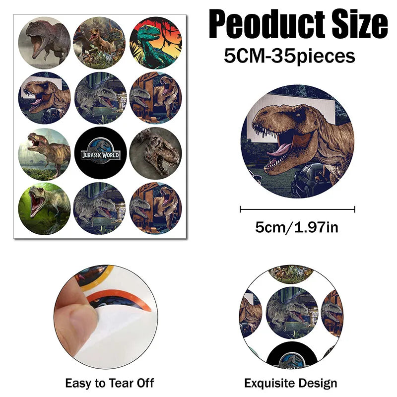 Jurassic World Dinosaur Party Supplies - Disposable Tableware Balloons Banners Cake Flags