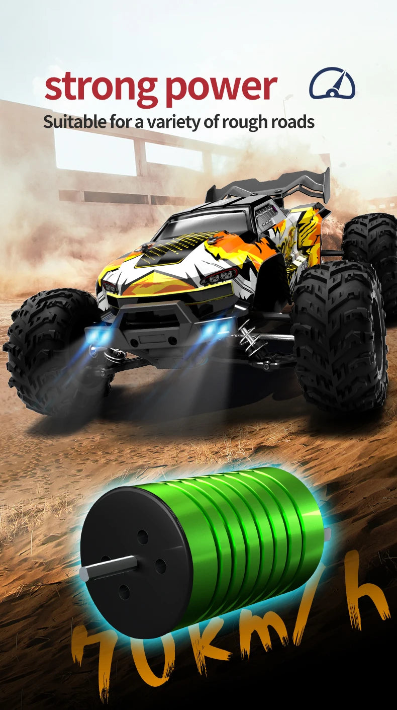 116 4WD RC Monster Truck - High Speed Drift Remote Control Car for Kids - ZOOMNSTORE