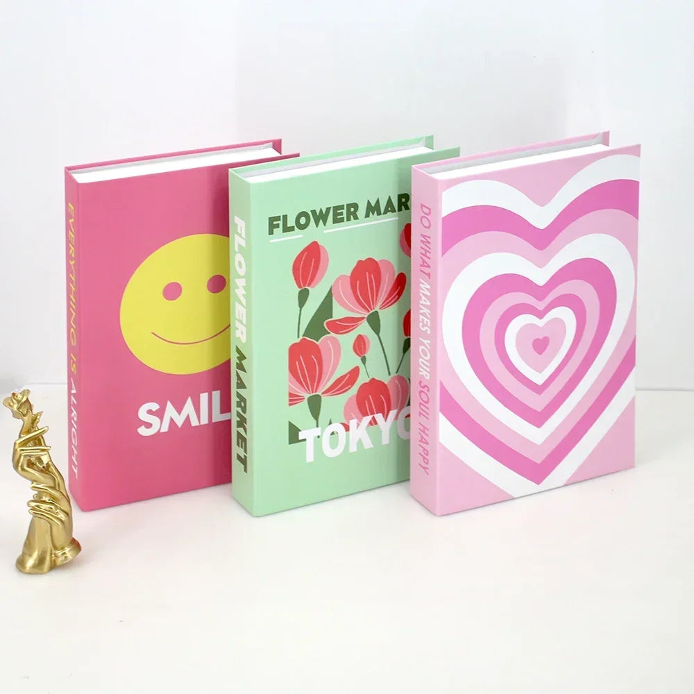 3Pcs Decorative Fake Books - Living Room Coffee Table Ornaments