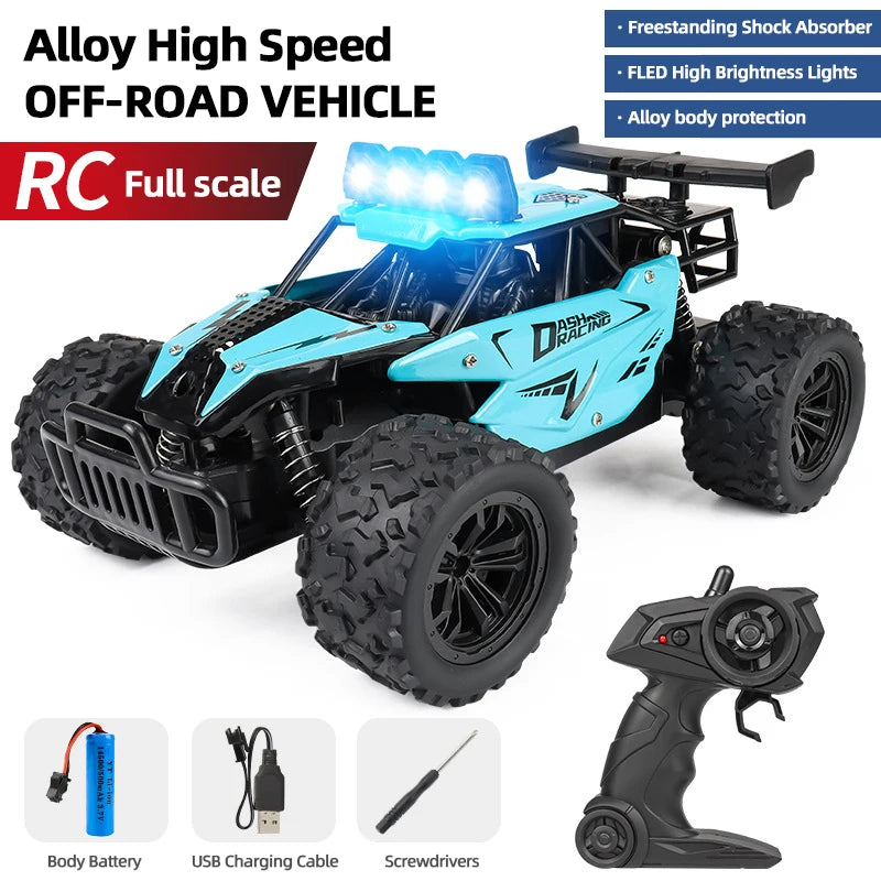 116 Alloy Remote Control Car - High-Speed Off-Road Big Foot Vehicle - ZOOMNSTORE