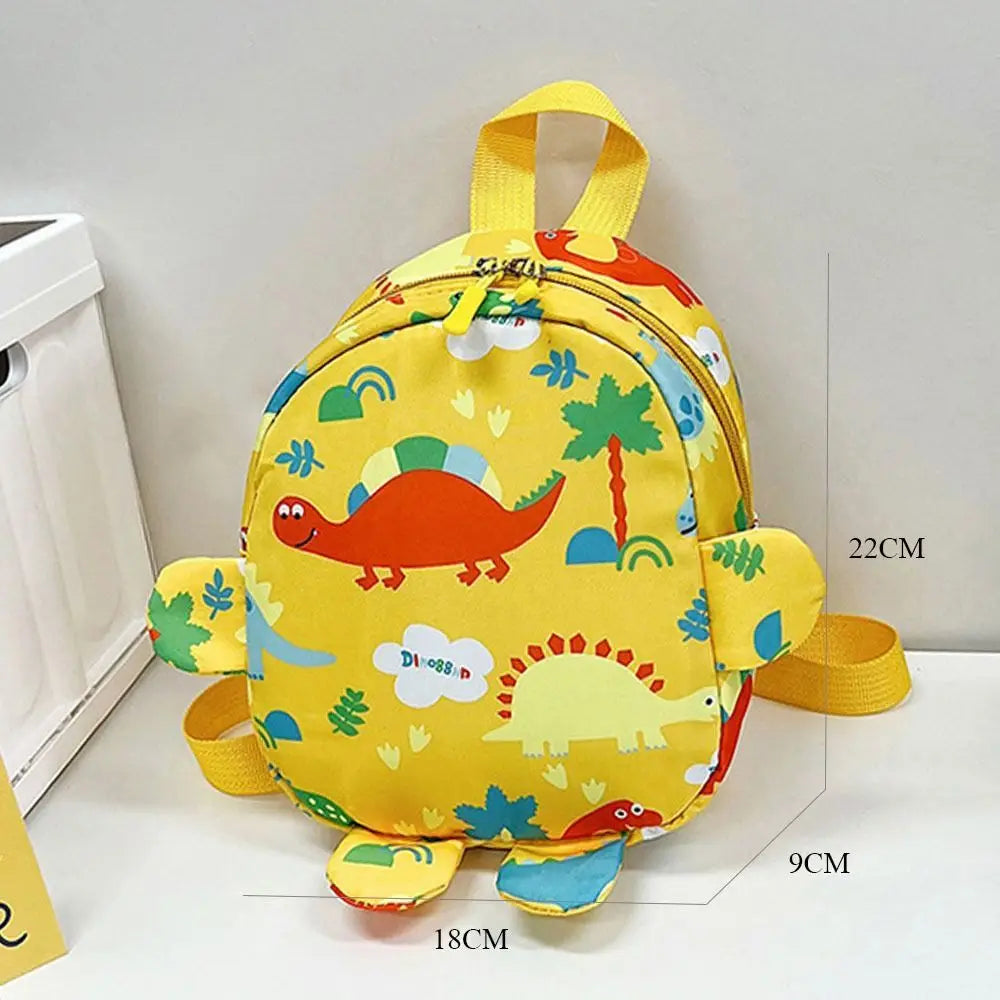 Kids Dinosaur Backpack - Kawaii Nylon Schoolbag for Boys and Girls - ZOOMNSTORE