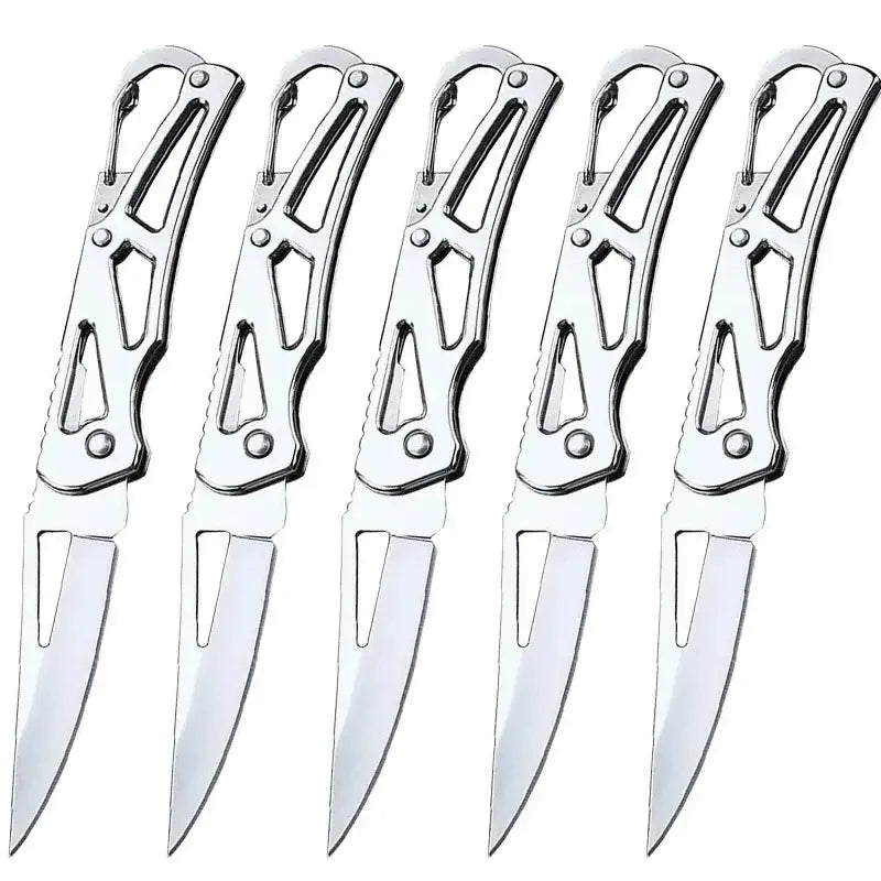 Folding Pocket Knife - Stainless Steel Multifunctional Kitchen Knife