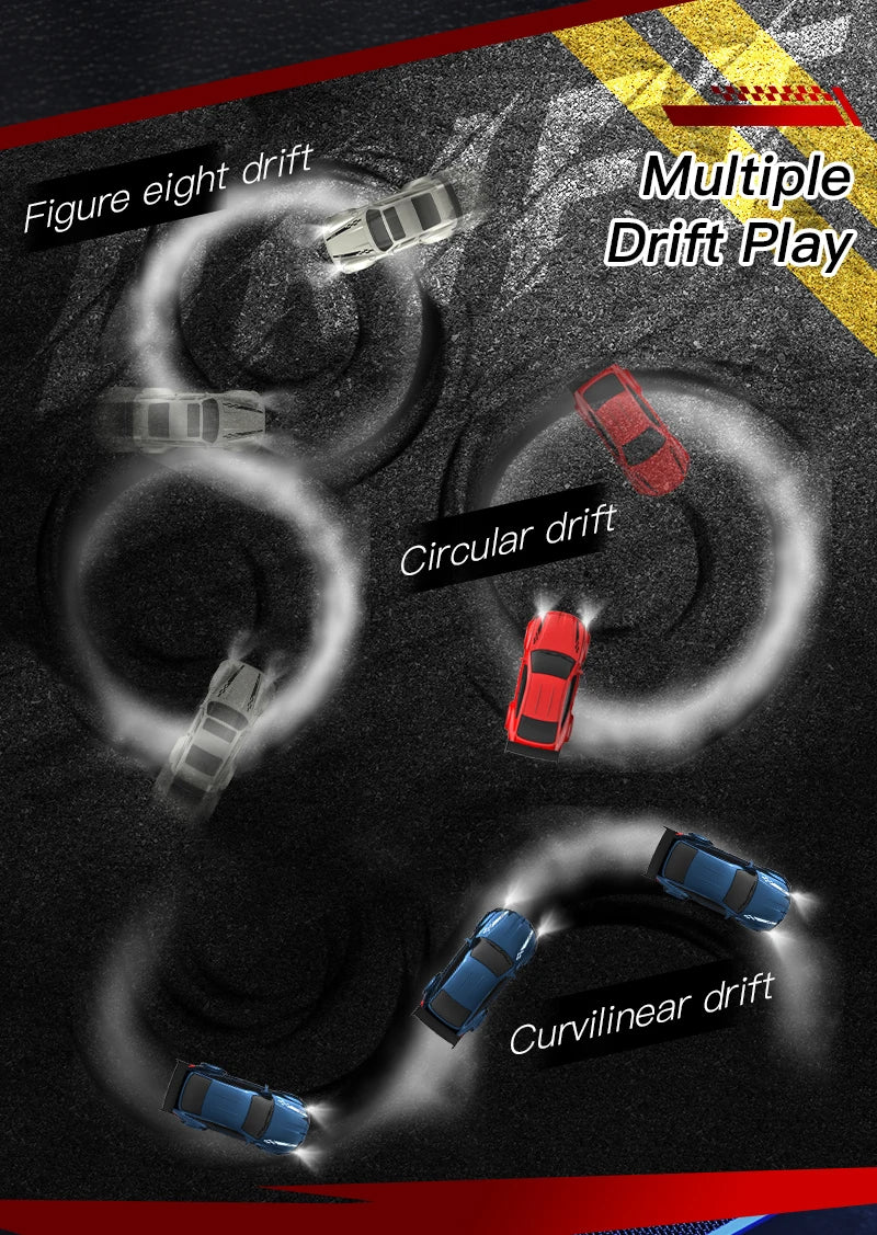 164 Drift RC Car - 2025 Kf20 Four-Wheel Remote-Controlled Racing Toy - ZOOMNSTORE