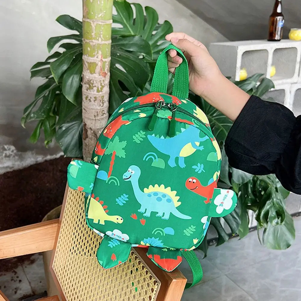 Kids Dinosaur Backpack - Kawaii Nylon Schoolbag for Boys and Girls - ZOOMNSTORE