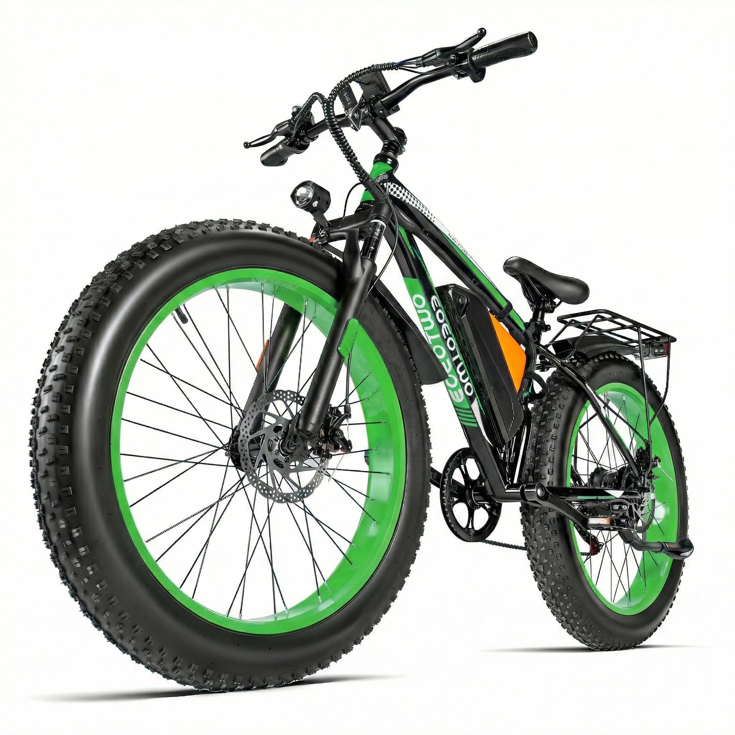 EOEOTWO Electric Bike,1500W Peak Ebikes for Adults, 26'' Fat Tire Best Ebike for Men, 70 Miles with 960Wh Battery, 25-30MPH Max Speed Bicycles, 330LB Capacity