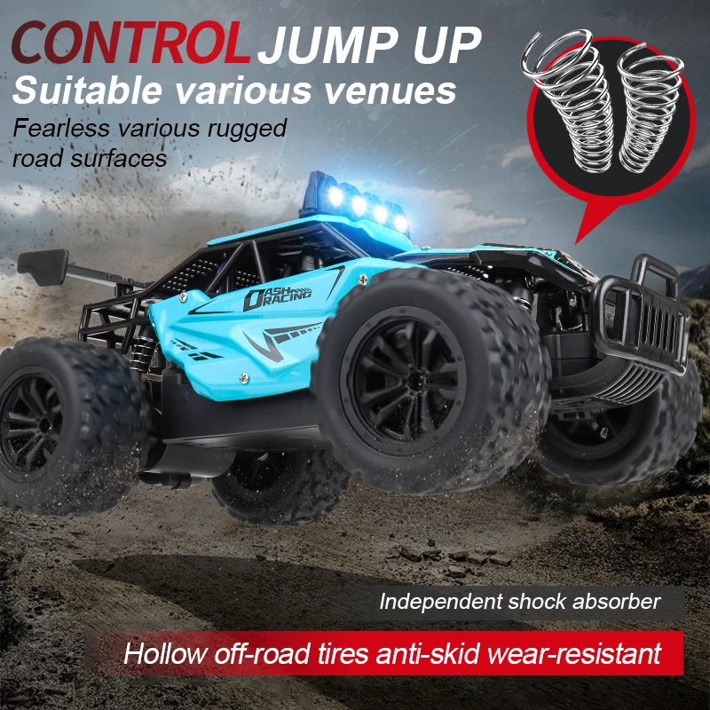 116 Alloy Remote Control Car - High-Speed Off-Road Big Foot Vehicle - ZOOMNSTORE