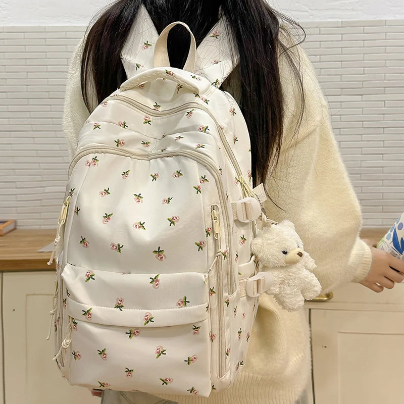 Cute Girls Backpack - Large Capacity Fashion School Bag Travel Storage for Kids - ZOOMNSTORE