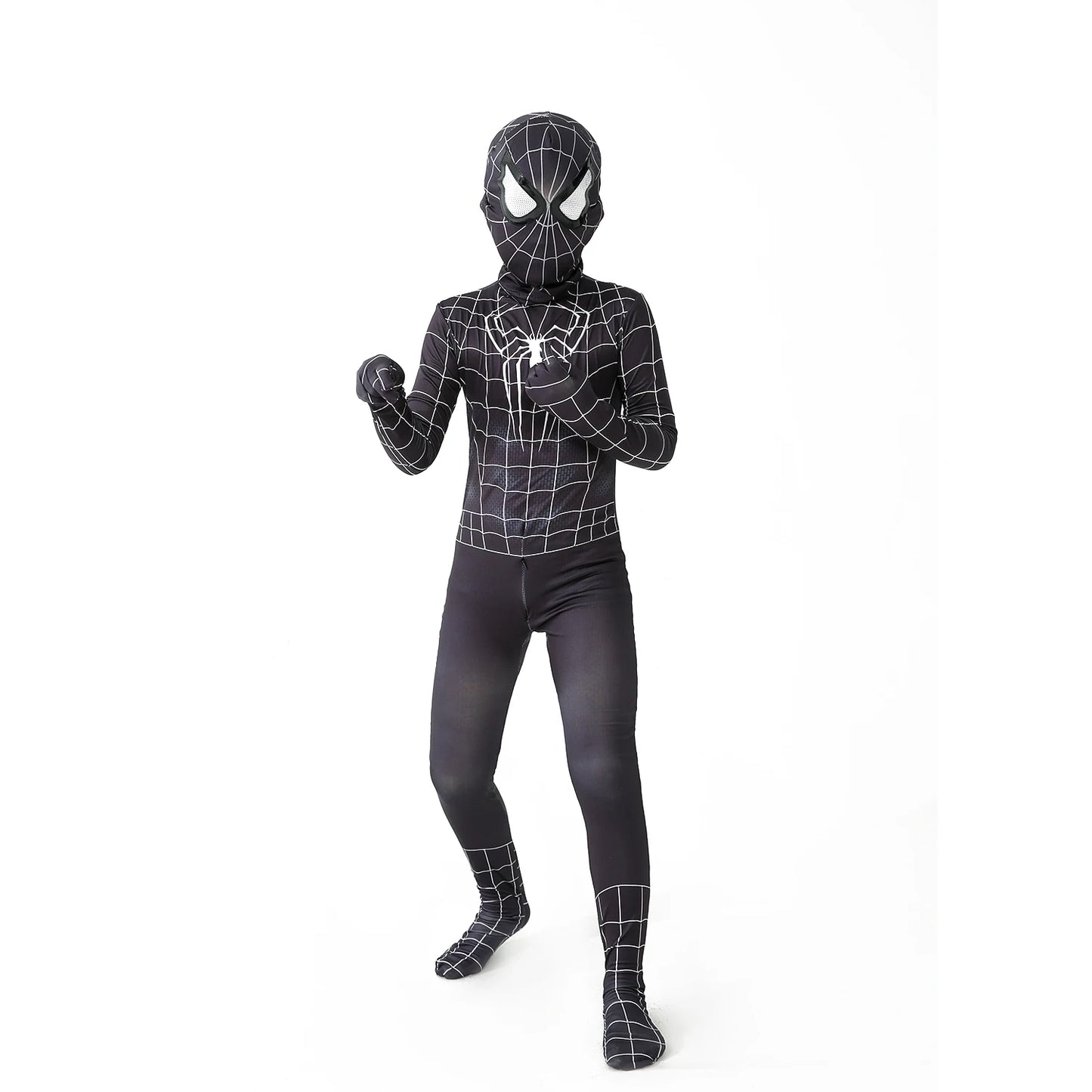 Superhero Spiderman Costume Set - Iron Miles Venom Bodysuit for Halloween Christmas Cosplay - ZOOMNSTORE