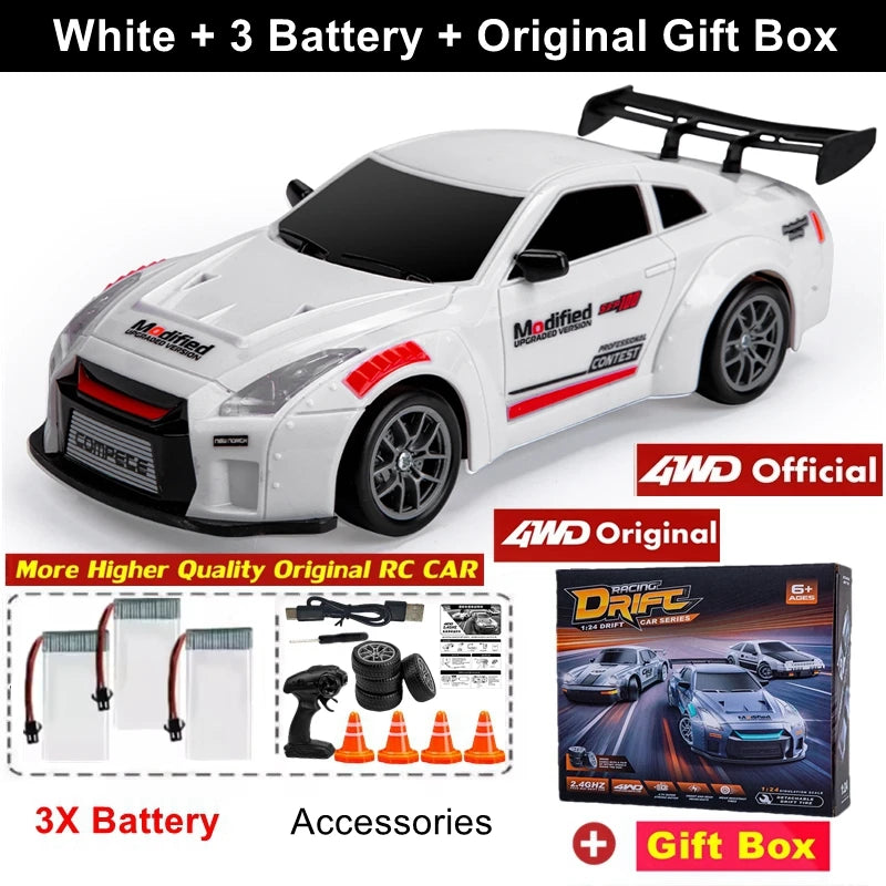 4WD RC Monster Truck - High-Speed Remote Control Racing Car for Kids - ZOOMNSTORE