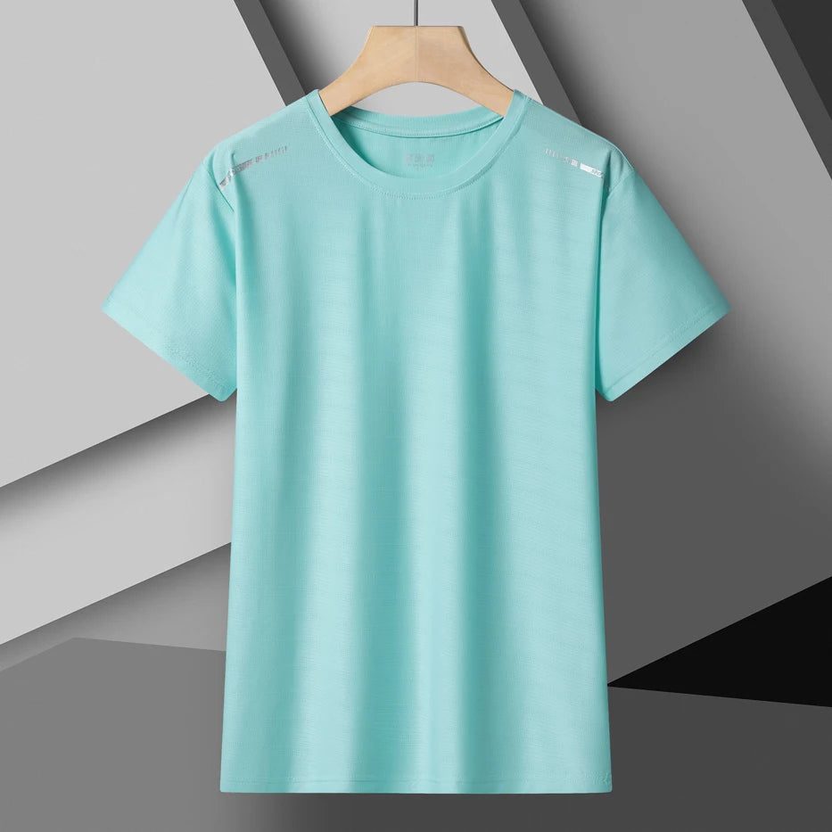 Women's Running T-Shirt – Reflective Quick-Dry Ice-Silk Sports Tee