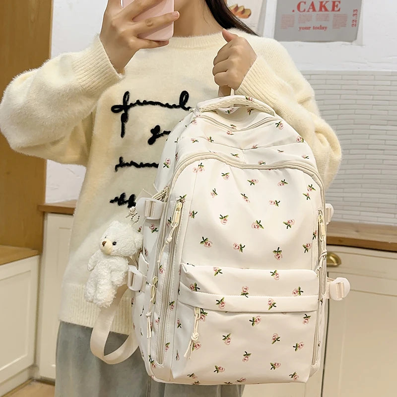 Cute Girls Backpack - Large Capacity Fashion School Bag Travel Storage for Kids - ZOOMNSTORE