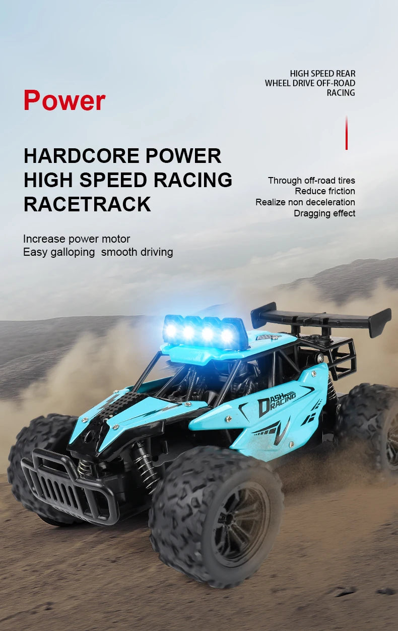 116 Alloy Remote Control Car - High-Speed Off-Road Big Foot Vehicle - ZOOMNSTORE