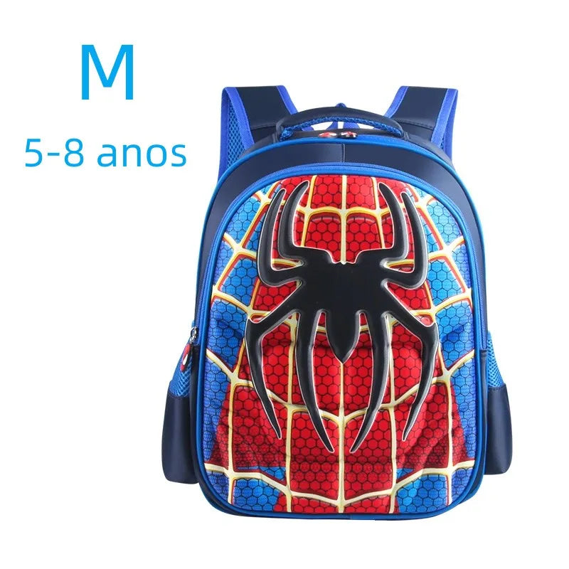 3D Kids Backpack - Durable Spider King Design - ZOOMNSTORE