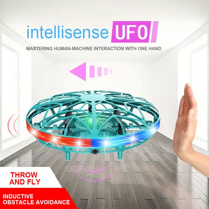 Mini Induction Drone - Colorful Flying Helicopter UFO Ball Toy for Kids - ZOOMNSTORE