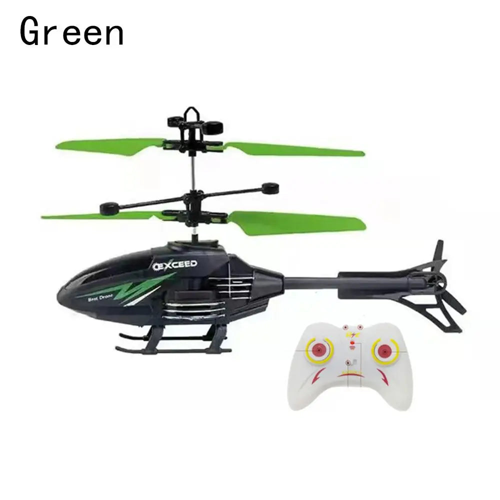 Mini Remote Control Helicopter - Rechargeable Infrared Drone Toy - ZOOMNSTORE