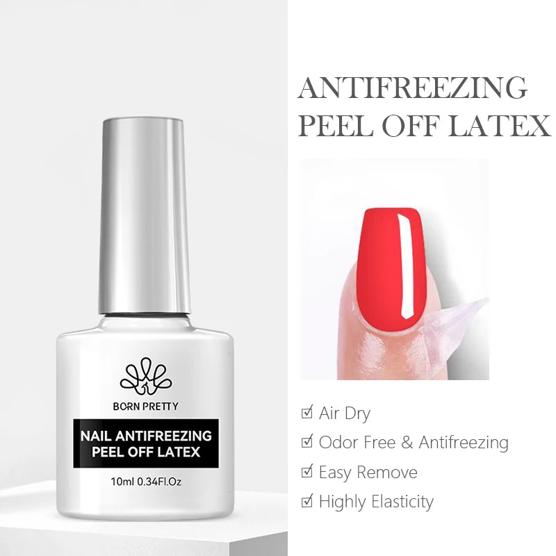 BORN PRETTY Gel Nail Polish Set - Super Top Coat Base Gel 10ml Semi-Permanent Varnish