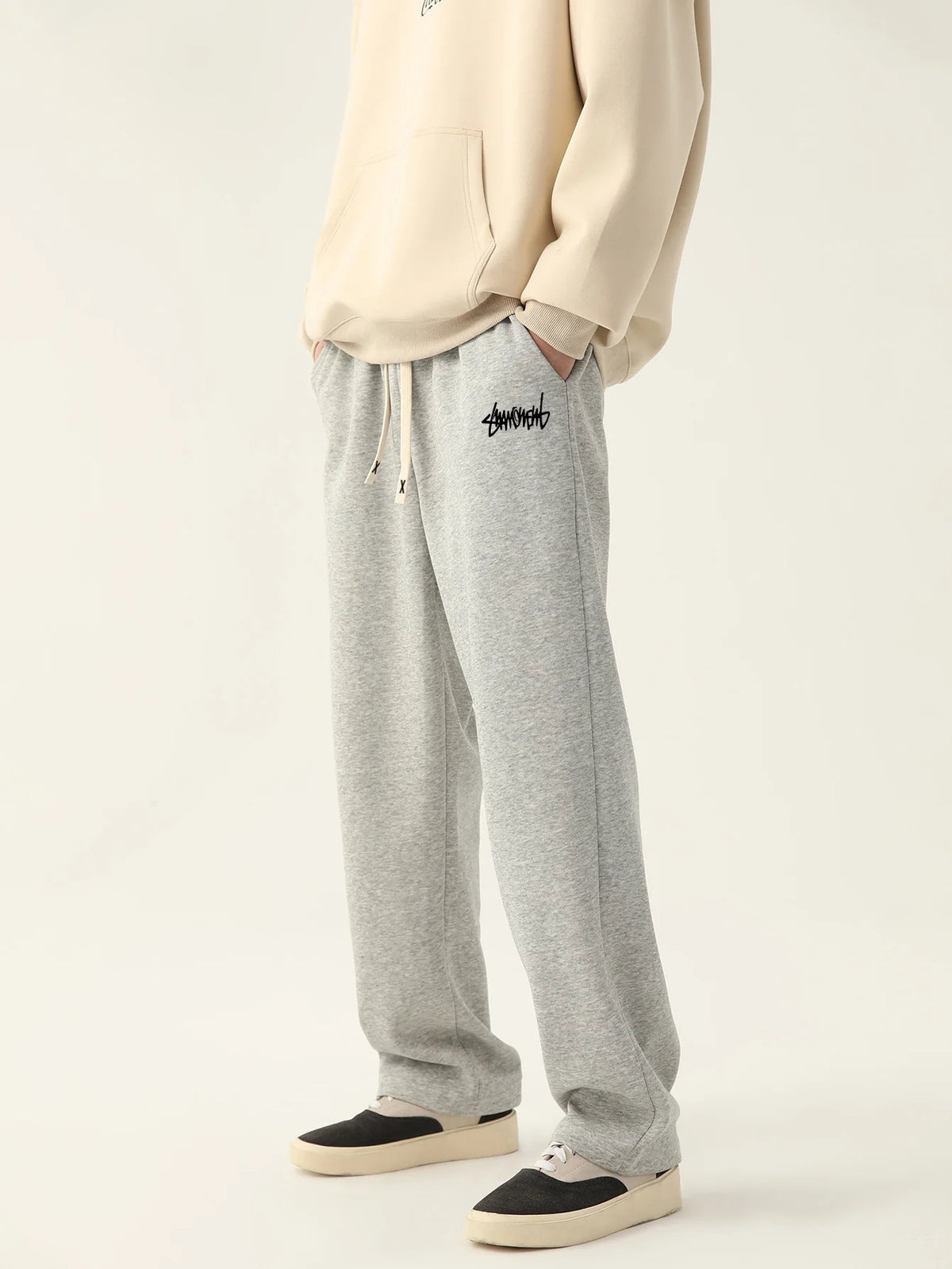 Men's Jogging Pants Baggy Pants Neutral Breathable Baggy Outdoor Pants Fashion Design Jogging Pants 2024 New Sweatpants