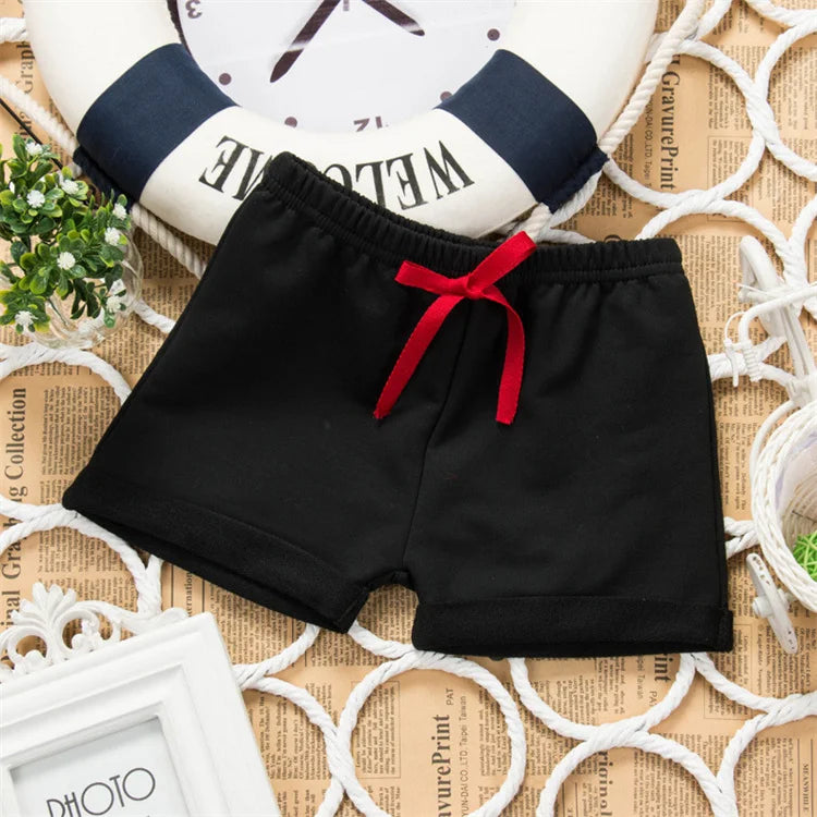 Kids Casual Cotton Board Shorts - Summer Beach Shorts for Boys Girls - ZOOMNSTORE