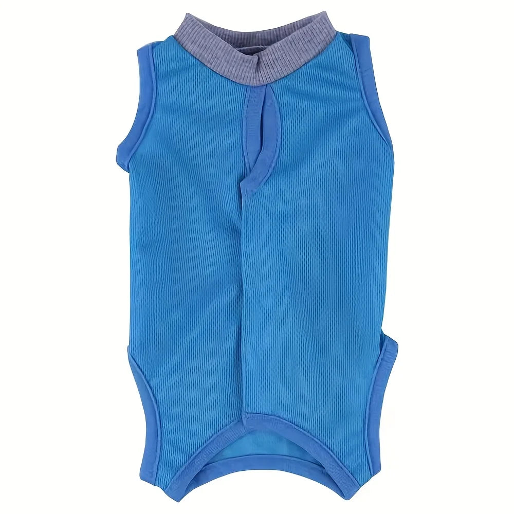 Cat Neutering Suit Comfortable Cat Recovery Suit Adjustable Cat Anti-licking Sterilization Clothes Pet Supplies Body Strap Vest