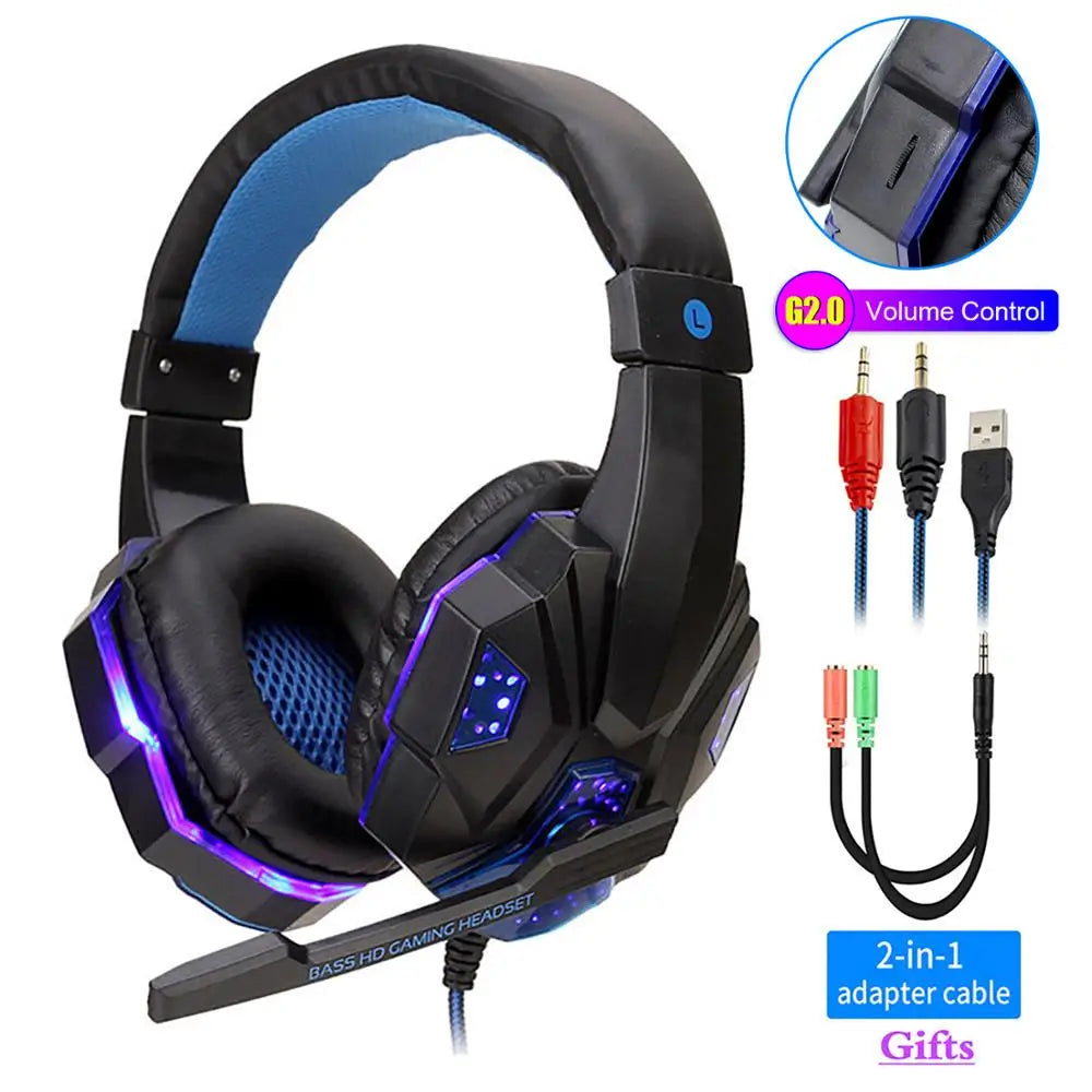 Gaming Wired Headset – Pink PC Gaming Headphones with Microphone & Noise Cancelling