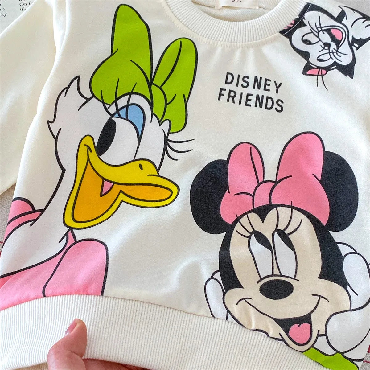 Disney Cartoon Hoodie - Long Sleeve Sweatshirt for Kids