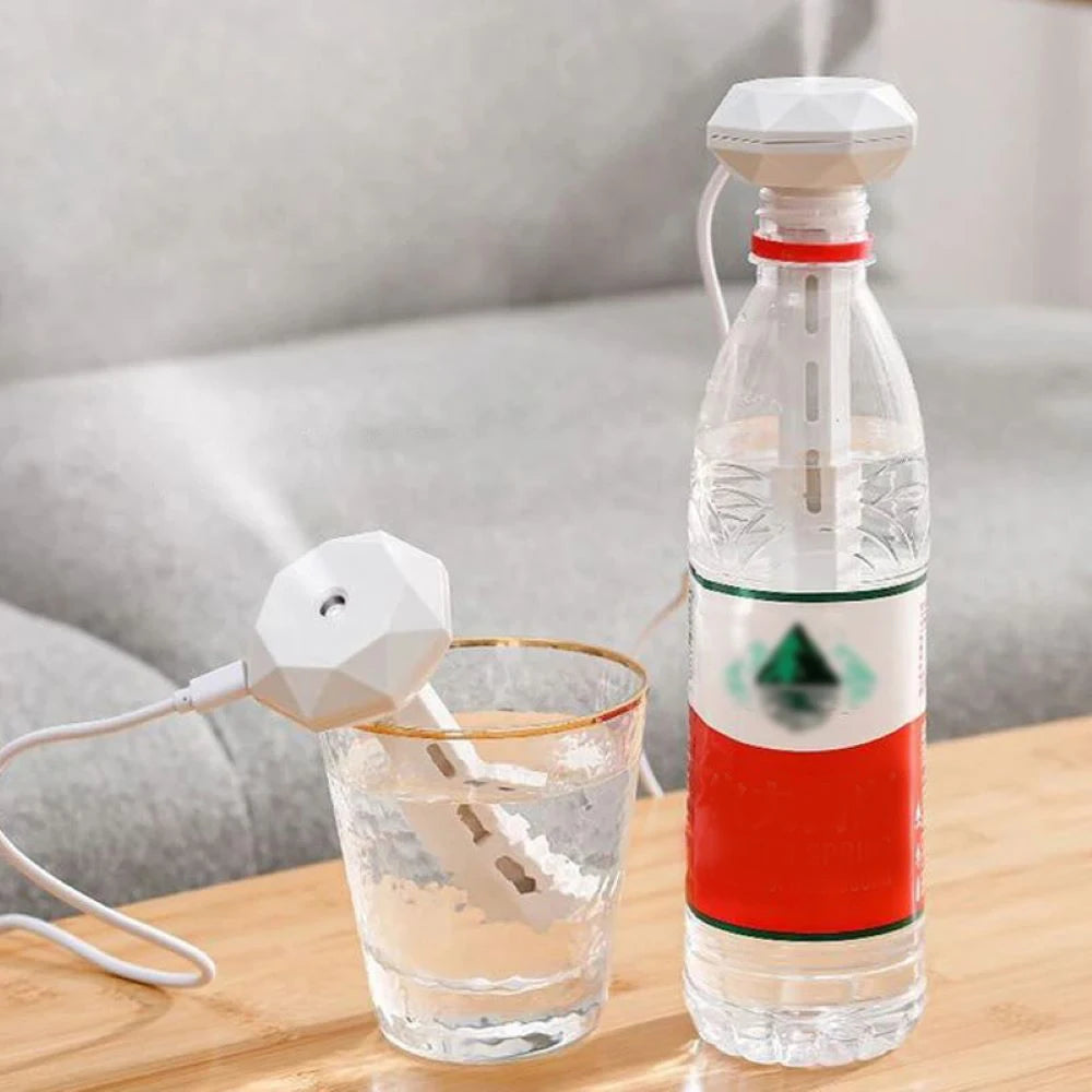 Mini USB Humidifier Aroma Diffuser with LED Lamp - Portable Car Air Purifier - ZOOMNSTORE