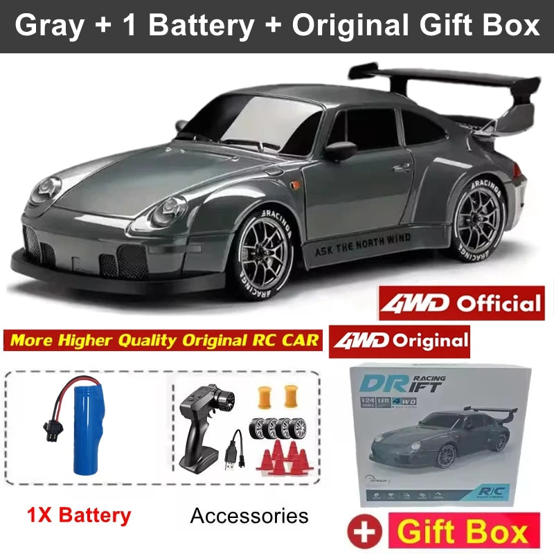 124 4WD RC Drift Car - High Speed Remote Control Racing Toy