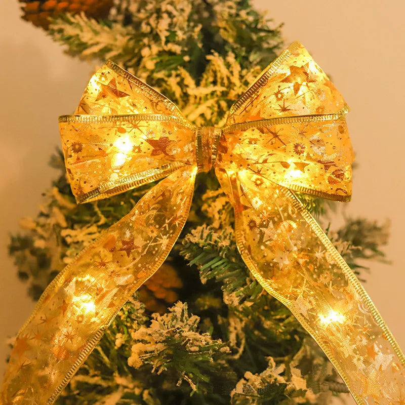 Christmas Fairy Light Ribbon - DIY Tree Ornaments for Home Decor - ZOOMNSTORE