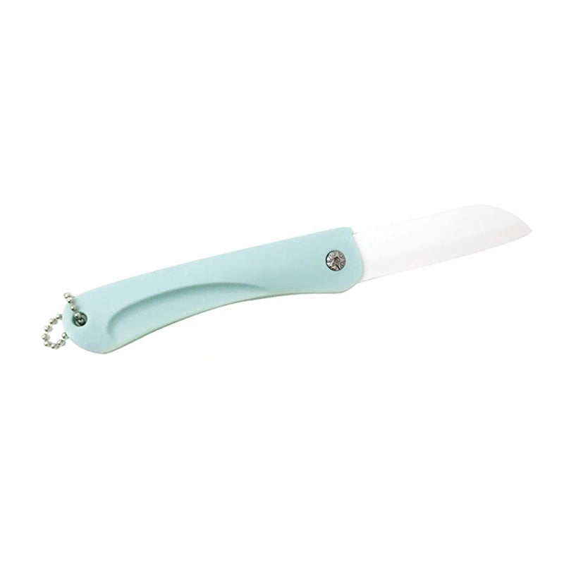 Mini Ceramic Folding Fruit Knife - Portable Kitchen Paring Knife