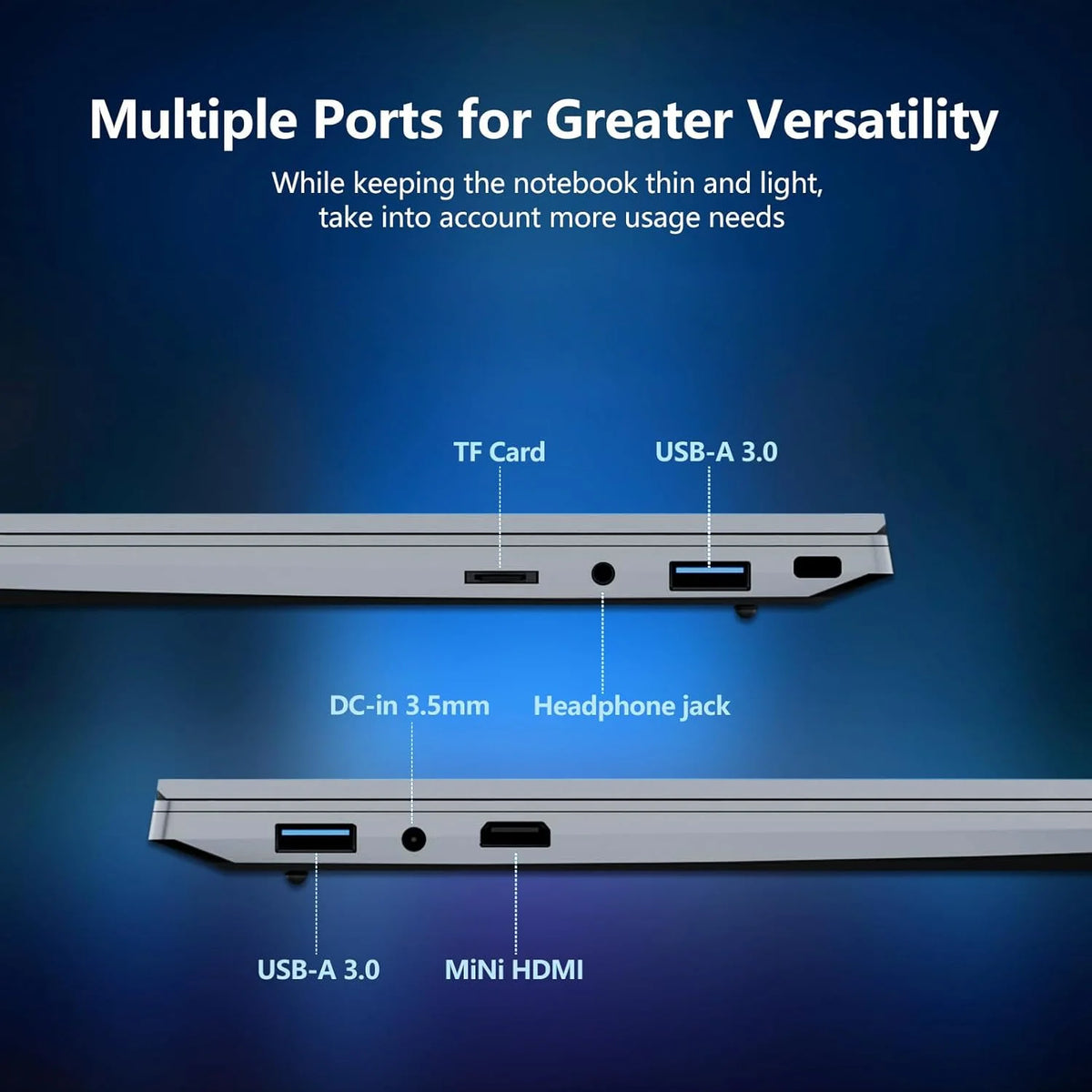 Intel Core I9 9900 Laptop Windows 11 16GB RAM 1TB SSD 4K HD Screen Portable Slim Laptops PC Gamer 15.6 inch Computer Office
