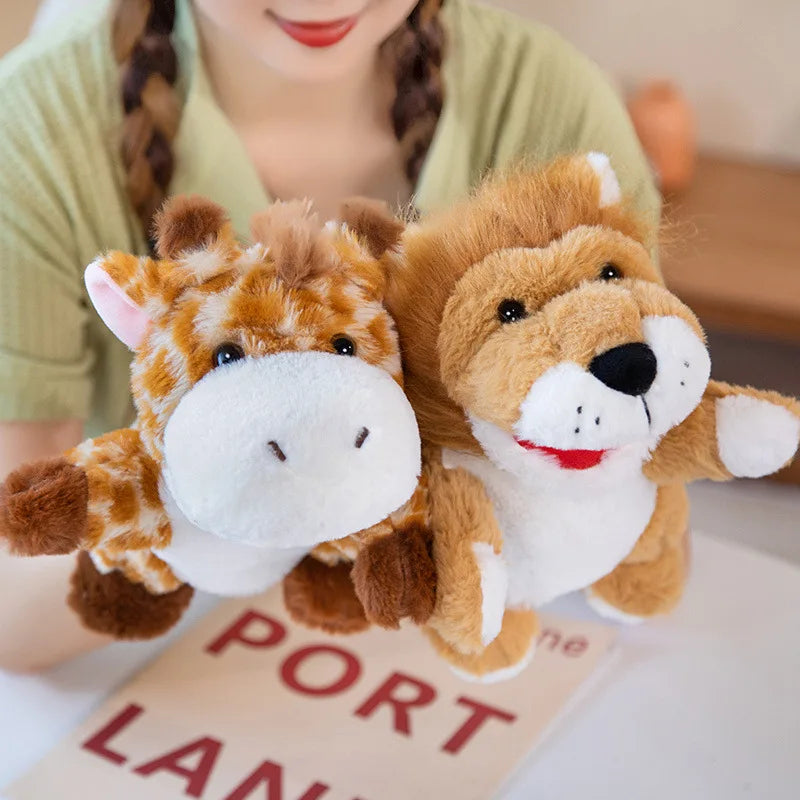 Kawaii Stuffed Plush Animal Puppets - Educational Baby Toys for Kids - ZOOMNSTORE