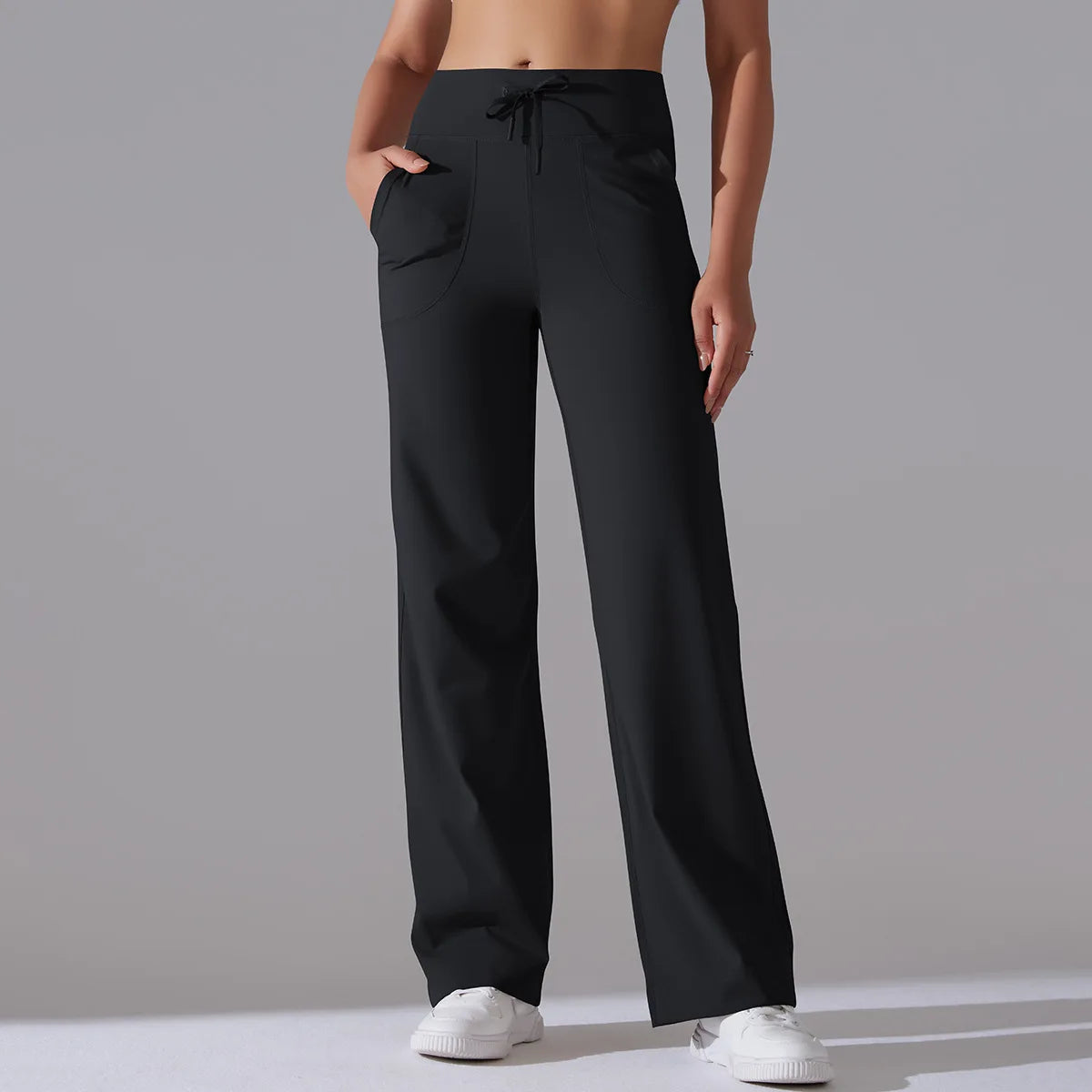 Yoga Straight Leg Sweatpant Straight Leg Women's Loose Tracksuit Pants Wide Leg Outdoor Gym Runing Casual Tracksuit Pants