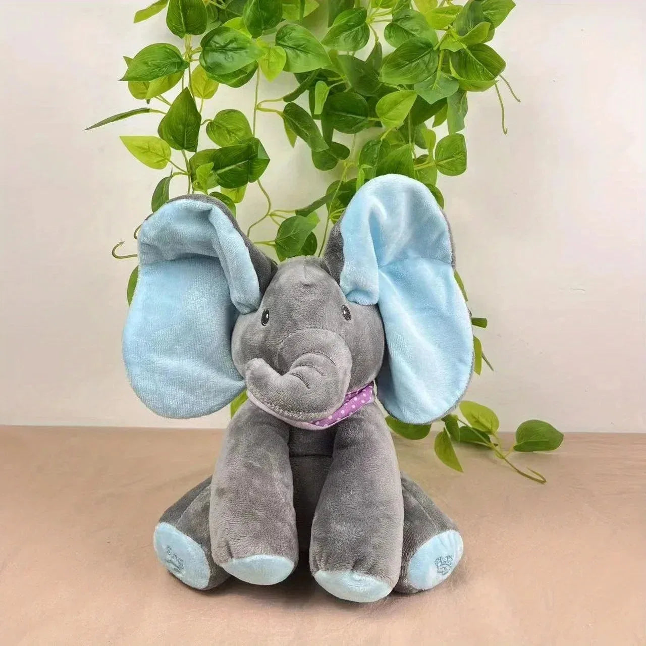 Interactive Elephant Plush Toy - Musical Hide-and-Seek Game for Babies - ZOOMNSTORE