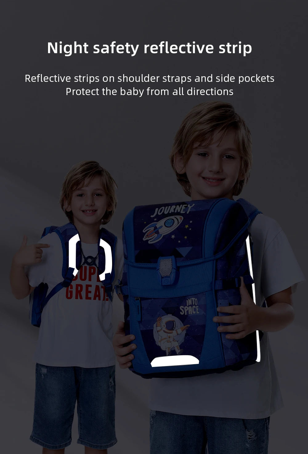 Childrens School Backpack - Sunveno Kids Bag for Boys Girls - ZOOMNSTORE