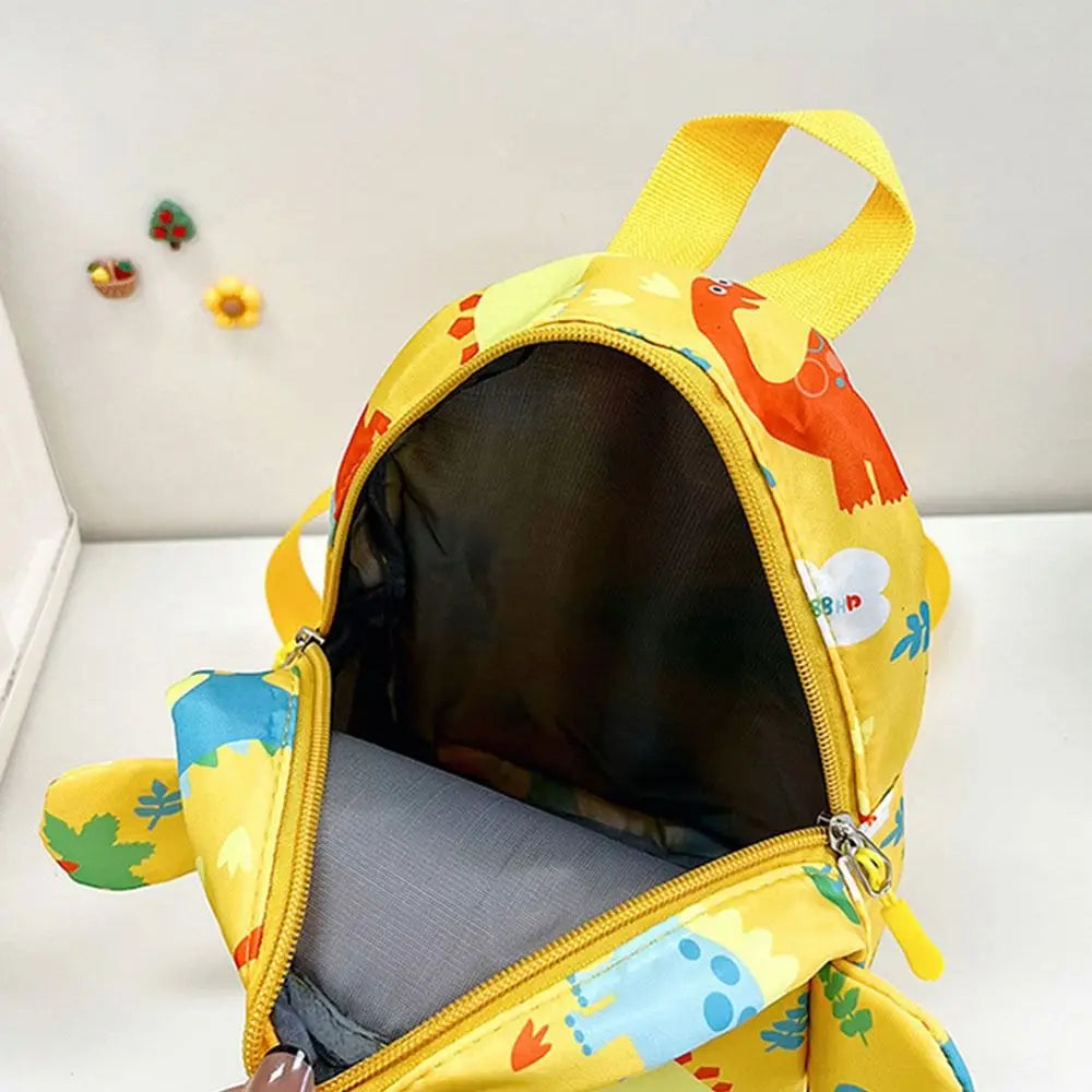 Kids Dinosaur Backpack - Kawaii Nylon Schoolbag for Boys and Girls - ZOOMNSTORE