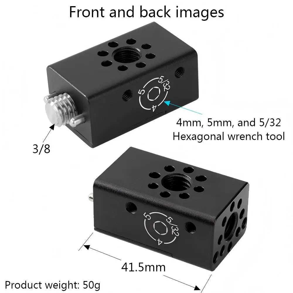 KUANJIE TH-S Universal Arri Positioning Top Handle Fixture Handle for Camera Rabbit Cage Video Equipment Gimbal Stabilizer