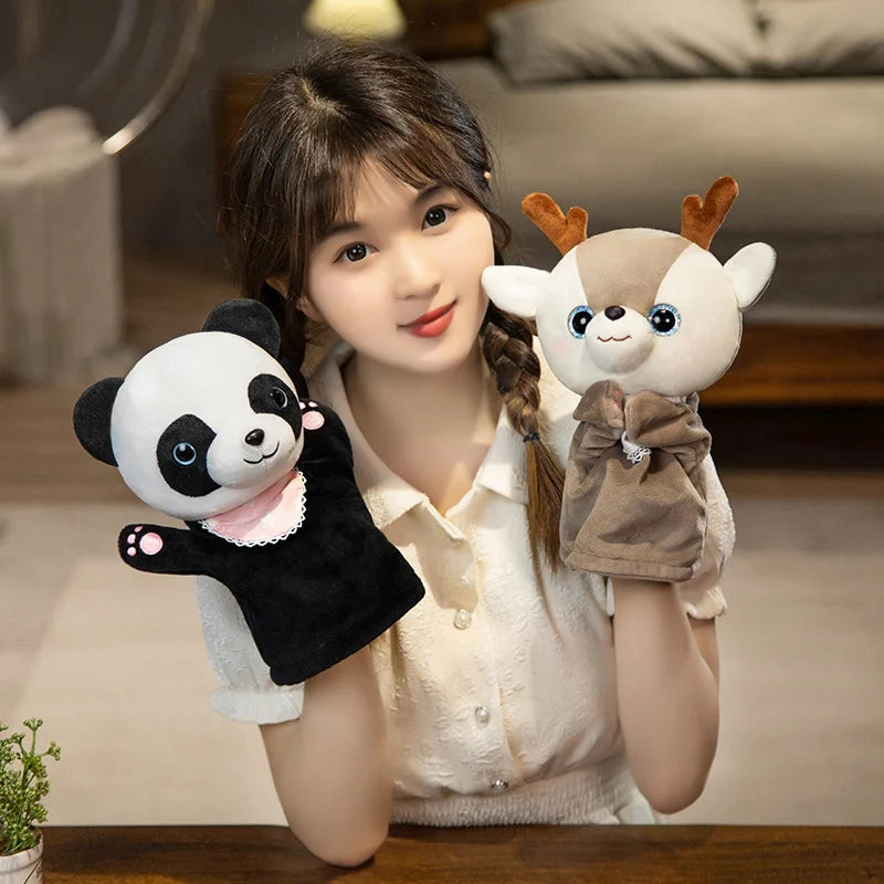 Kawaii Plush Animal Puppets - Educational Stuffed Toys for Kids - ZOOMNSTORE
