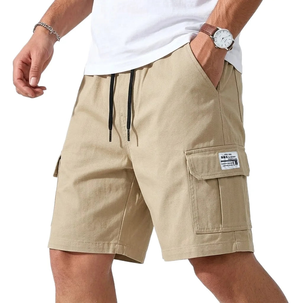 Summer Casual Bermuda Short Pants Sportwear Cargo Knee Pants Jogging Gym Man Multi-Pocket Short Work Pants Tactical Shorts Men