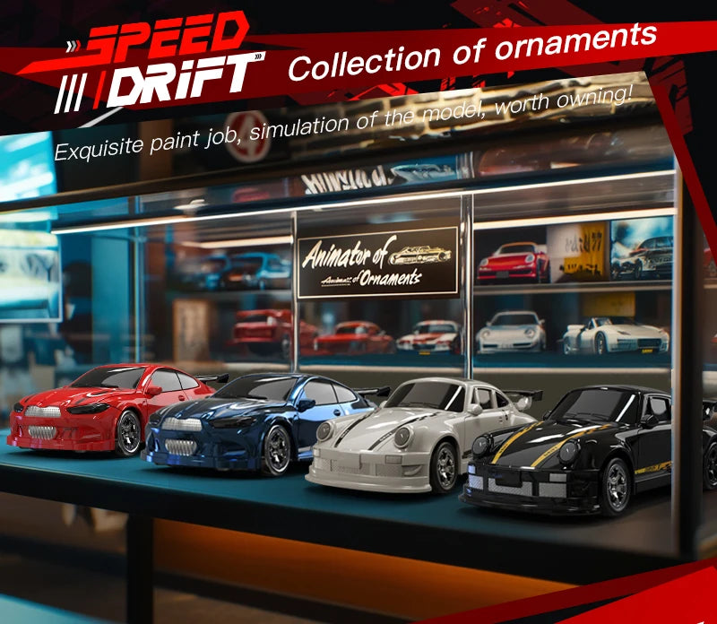 164 Drift RC Car - 2025 Kf20 Four-Wheel Remote-Controlled Racing Toy - ZOOMNSTORE