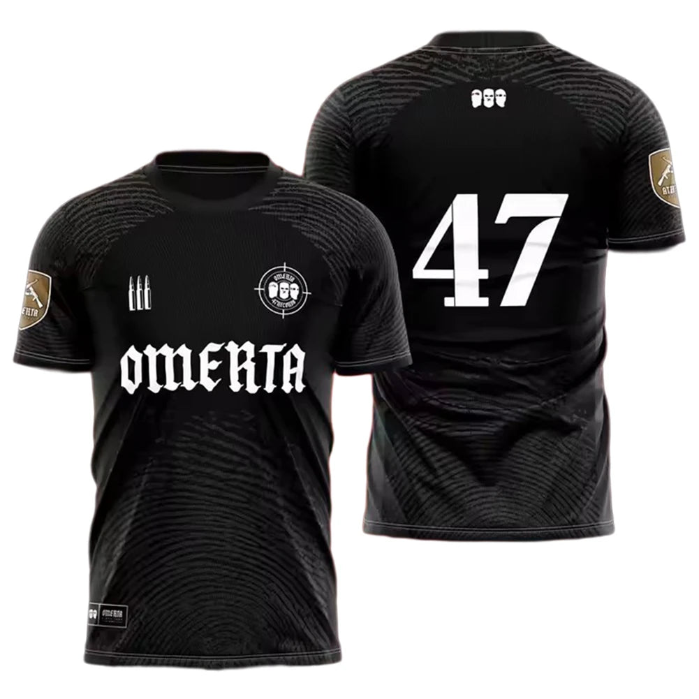 Mens Breathable Jersey Summer Sports Shirt - Lightweight Round Neck T-Shirt