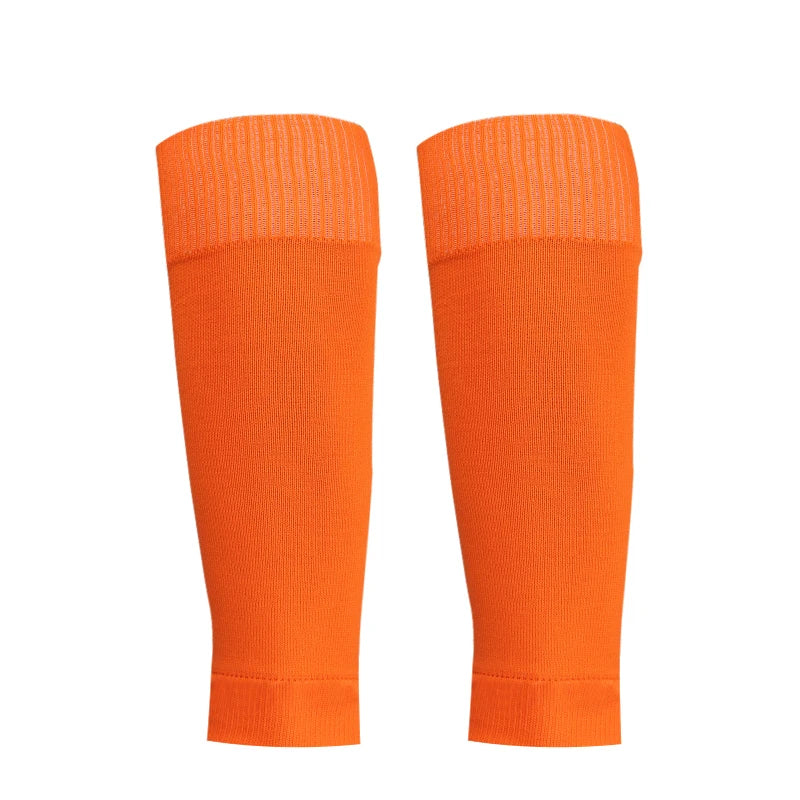 Football Shin Pads - Padded Soccer Socks Knee High Leg Cover for Men Women