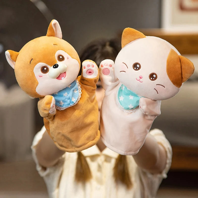 Kawaii Plush Animal Puppets - Educational Stuffed Toys for Kids - ZOOMNSTORE